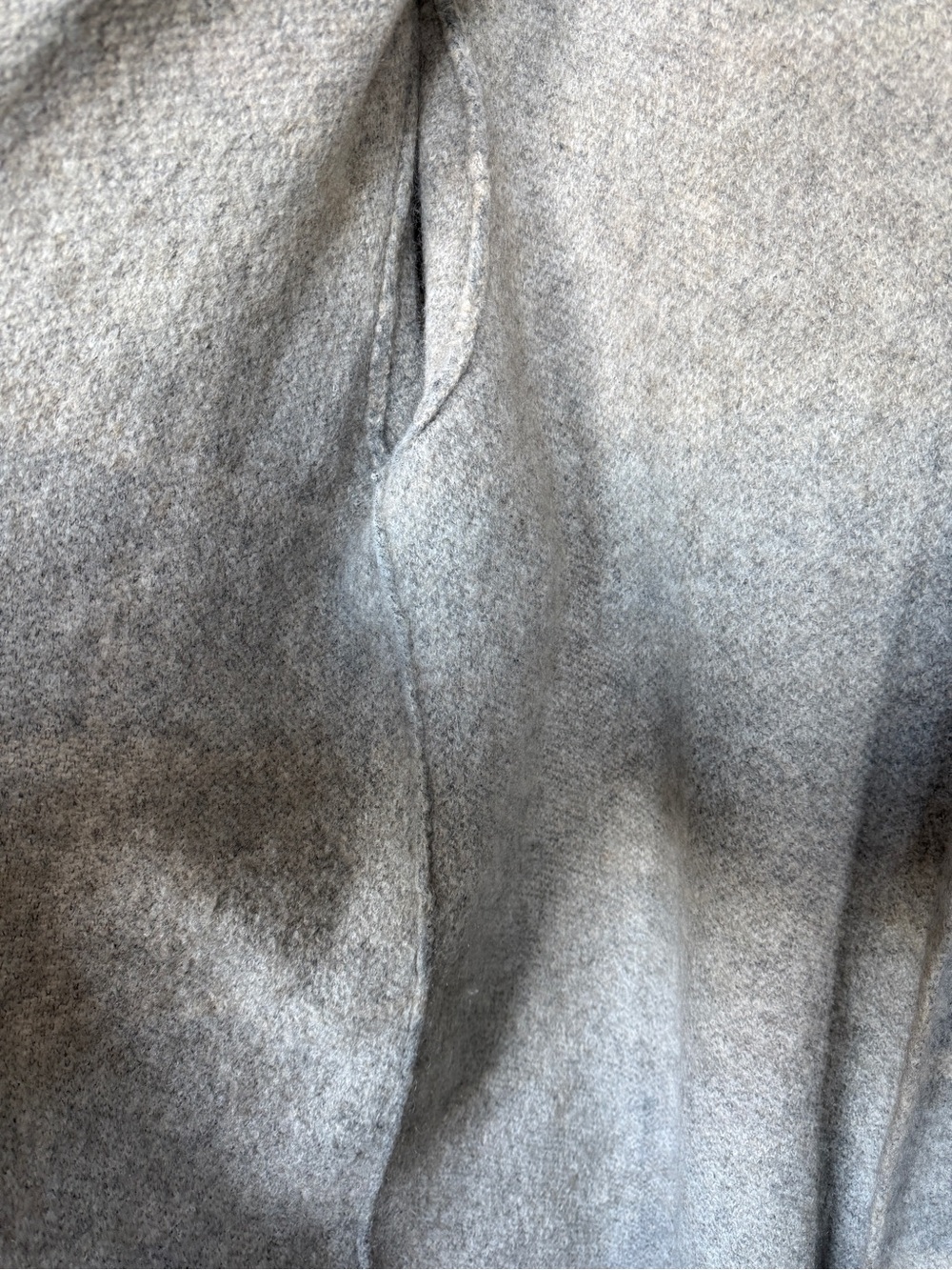 Eileen Fisher Gray Wool Open Cardigan Sweater - Picture 4 of 4